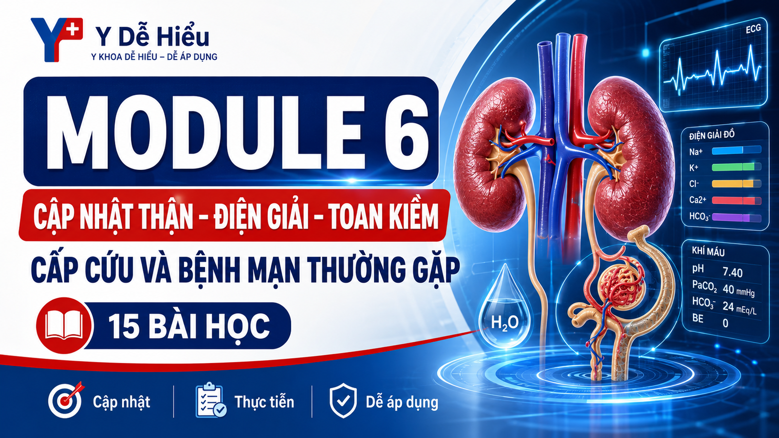 CẬP NHẬT Thận – Điện giải – Toan kiềm cấp cứu và bệnh mạn thường gặp